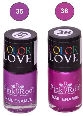 

Pink Root Nail Polish No. 35,36 Multicolor(Pack of 2)