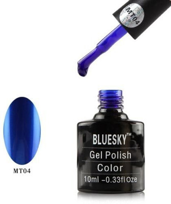 

Blue Sky UvLed Gel Nail Polish Number Mt04 Blue