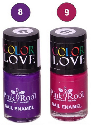 

Pink Root Nail Polish No. 8,9 Multicolor(Pack of 2)