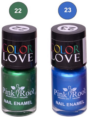 

Pink Root Nail Polish No. 22,23 Multicolor(Pack of 2)