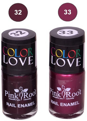 

Pink Root Nail Polish No. 32,33 Multicolor(Pack of 2)