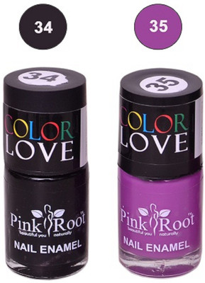 

Pink Root Nail Polish No. 34,35 Multicolor(Pack of 2)