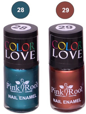 

Pink Root Nail Polish No. 28,29 Multicolor(Pack of 2)