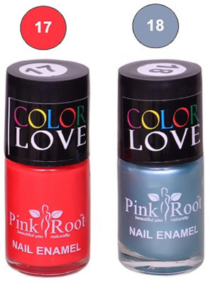 

Pink Root Nail Polish No. 17,18 Multicolor(Pack of 2)