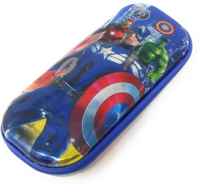 

Parteet Pouch Cartoon Art Polyester Pencil Box(Set of 1, Multicolor)
