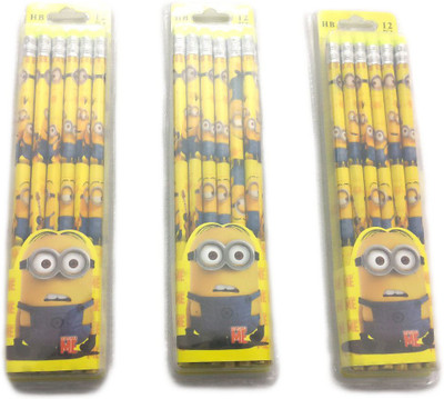 

Shopkooky Cartoon Printed Pencil Set for Kids Available in Cartoon Characters Perfect Return Gift for Kids Birthday Party Gifts in Bulk (12 pc in per pencil cartoon set )-36 pencil Pencil(Yellow)