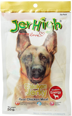 

JerHigh Chicken Jerky Chicken 50 g Dry Dog Food