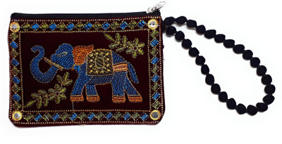 

Unique Fashion EMBROIDERED MAROON RAJASTHANI ELEPHANT DESIGN VELVET MOBILE POUCH / PURSE FOR GIRLS / WOMEN Mobile Pouch(Maroon)