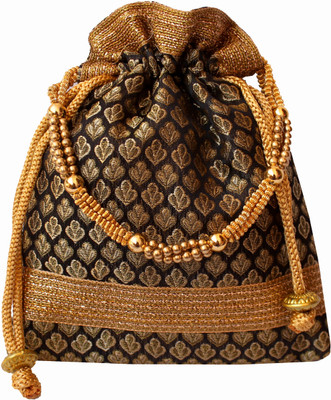 

Milan's creation BROPOT007BK Potli(Black)
