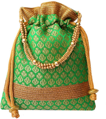 

Milan's creation BROPOT006GN Potli(Green)