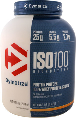 

Dymatize Dymatize ISO 100 Whey Protein(5 L, Orange Dreamsicle, Orange)