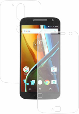 CASE CREATION Front and Back Screen Guard for Motorola Moto G4+ (4th Gen)(Pack of 2)