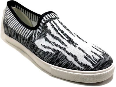 Lee Alberto 3421 Slip On Sneakers For Men(White
