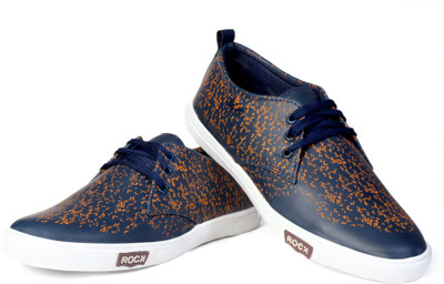 

Royal Collection Printed Sneakers For Men(Blue, Orange