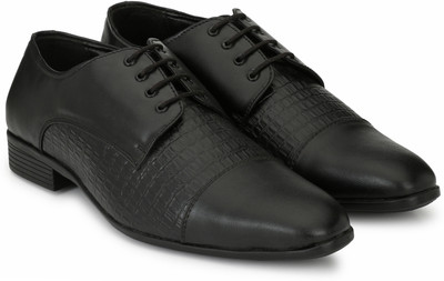 

Andrew Scott Black Synthetic Leather Formal Lace Up For Men(Black