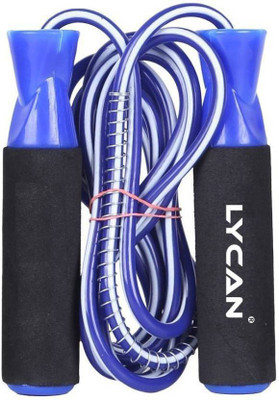

Lycan Exclusive Skipping Rope For Men Women Weight Loss Ball Bearing Skipping Rope(Blue, Pack of 1)