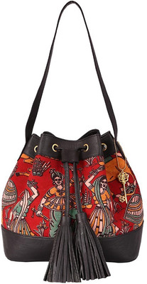 

TJORI Women Casual Brown Canvas Shoulder Bag