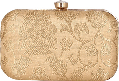 

TJORI Women Casual Beige Wood Clutch