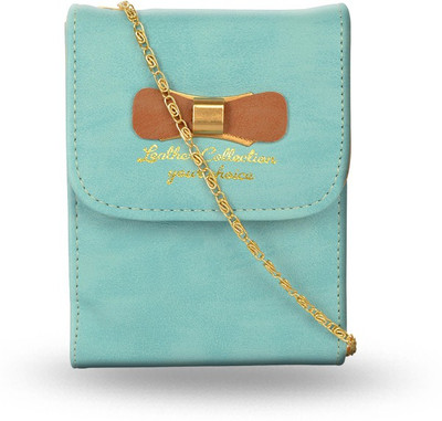 

VIOLET Girls Casual Blue PU Sling Bag