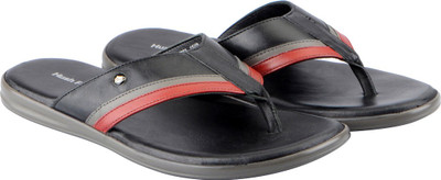 

Hush Puppies Leather House and Daily Wear Slippers, Black