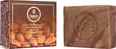 

Stately Essentials THE BROWN JAWA BATH BAR (COFFEE & CARAMEL NATURAL SOAP)(100 g)