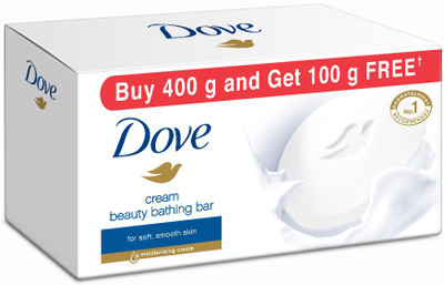 

Dove Cream Beauty Bathing Bar(400 g, Pack of 4)