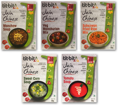 

Tit-Bit Tit-Bit Jain Chinese Mix Combo - Pack of 5(5 x 50 g)