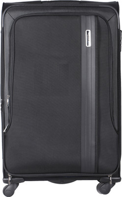 

VIP Carter Spinner Soft Trolley 78 cm (Black) Check-in Luggage - 31 inch(Black)