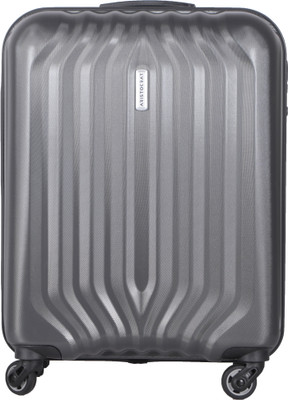 

Aristocrat Aston Nxt Hard Trolley 55 cm (Grey) Cabin Luggage -  inch(Grey