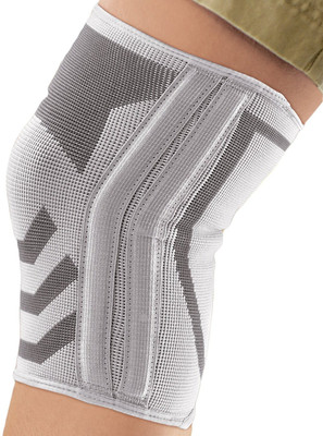 

Ace Compressed Knee Brace with Side Stabilizers Knee, Calf & Thigh Support (, Grey, Brown