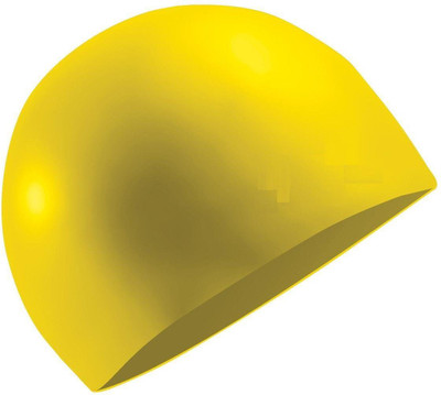 

QUINERGYS ™ Warm Yellow - Wrinkle Free Silicone Cap Swimming Cap(Yellow, Pack of 1)