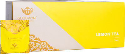 

Goodwyn Refreshing and Energising Lemon Tea, 100 Tea Bags Lemon Black Tea Bags Box(100 Bags)