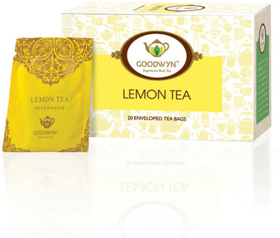 

Goodwyn Refreshing and Energising Lemon Tea, 20 Tea Bags Lemon Black Tea Bags Box(20 Bags)