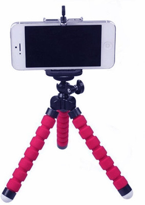

BUY SURETY Sponge Flexible Octopus Tripod with Phone Holder Tripod For iPhone Samsung Huawei Xiaomi Lenovo HTC Honor Motorola and all Smartphones and Cameras Tripod(Multicolor, Supports Up to 1000 g)