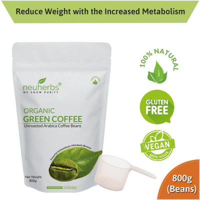 

Neuherbs Organic Green Coffee beans for Weight Loss(800 g)