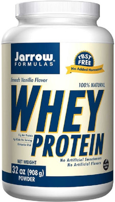 

Jarrow Formulas Jarrow Formulas, 100% Natural Whey Protein, French Vanilla Flavor,(908 g)