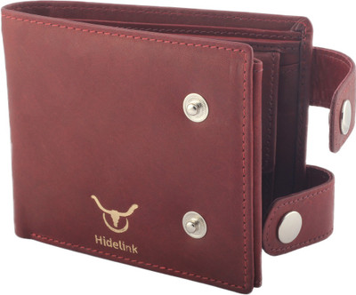 

Hidelink Men Casual Multicolor Genuine Leather Wallet(10 Card Slots), Cherry brown