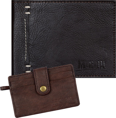 

Mogoul Men Brown, Brown Genuine Leather Wallet(6 Card Slots), Brwnbrwnpumcw201802
