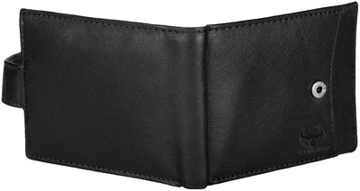 

WalletLee Men Black Genuine Leather Wallet(8 Card Slots)