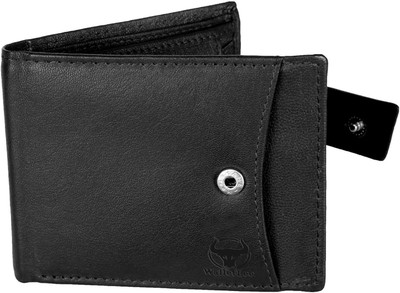 

WalletLee Men Black Genuine Leather Wallet(8 Card Slots)