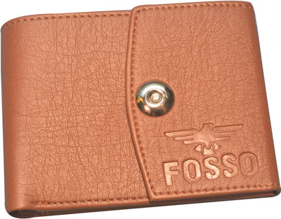 

fosso Men Tan Artificial Leather Wallet(6 Card Slots), Ten