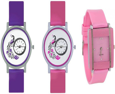 

Infinity Enterprise best selling combo of 3 Watch - For Women