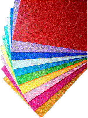 

GVAAS A4+A3 GLITTER EVA FOAM SHEETS (10+10) MULTICOLOR