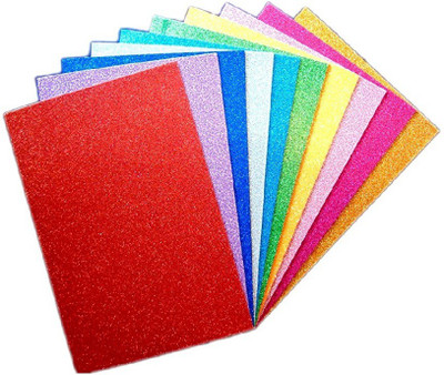 

GVAAS A3 Glitter eva foam sheets (TEN) MULTICOLOR
