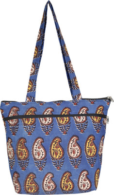 

KeKe Kalamkari Blue Mango Shoulder Bag(Blue, 3 L)