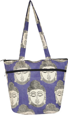 

KeKe Kalamkari budha Shoulder Bag(Purple, 3 L)