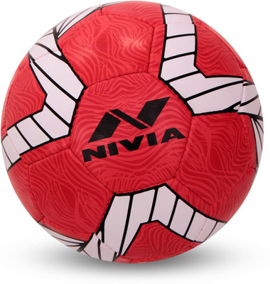 Nivia World (England) Football - Size: (Pack of 1, Red