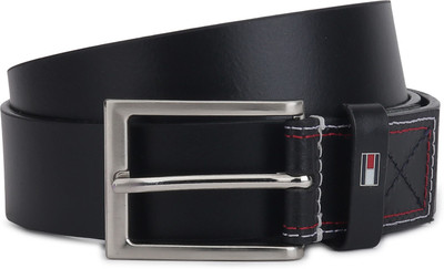 

Tommy Hilfiger Men Black Genuine Leather Belt
