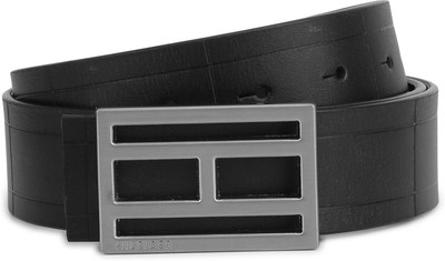 

Tommy Hilfiger Men Black, Brown Genuine Leather Reversible Belt, Black / choco brown