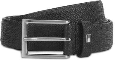 

Tommy Hilfiger Men Black Genuine Leather Belt